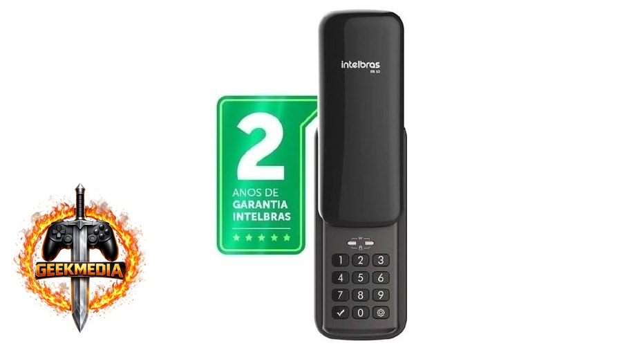 Fechadura Digital FR 10 Preto Intelbras