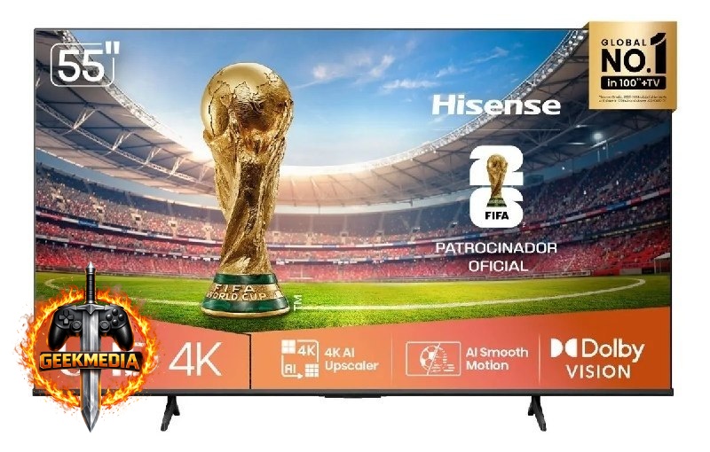 Hisense Smart TV 4K 55 Polegadas 55A6NV