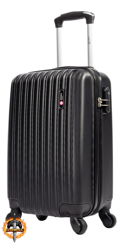 Mala De Bordo 10kg Pequena Londres Swiss Move Preto