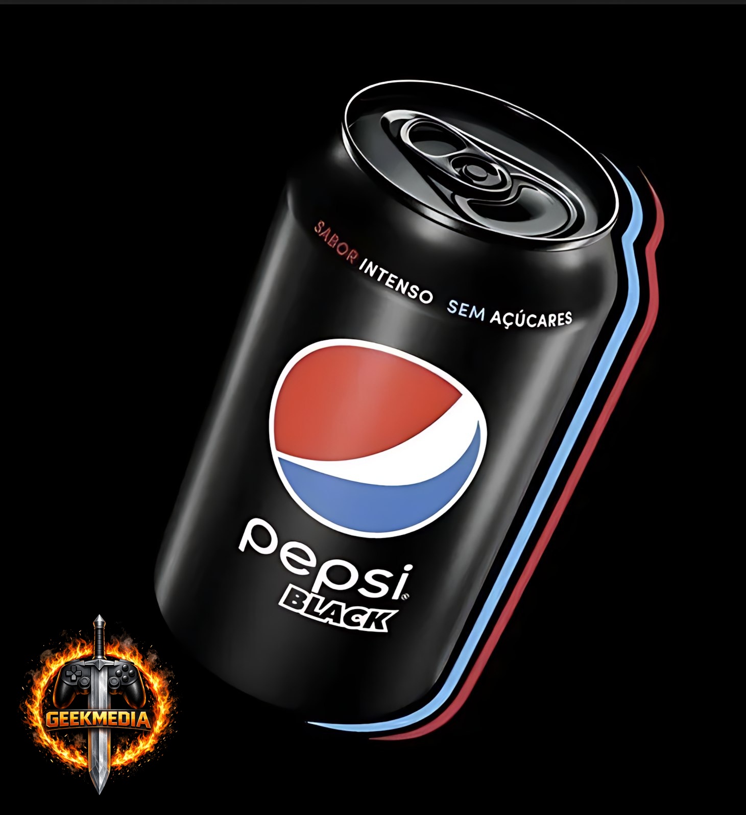 Refrigerante Pepsi Black Sem Açúcar 350ml Lata - 12 Unidades