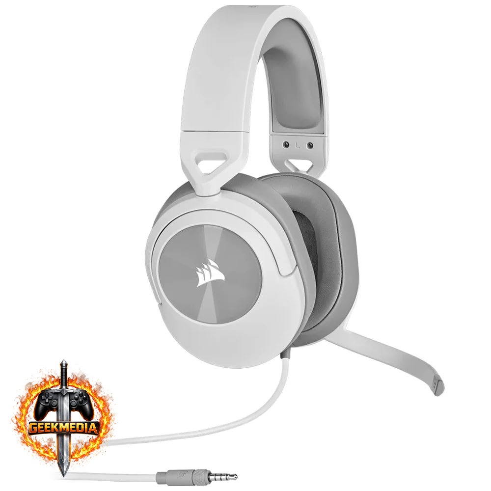 Headset Gamer Corsair HS55 Surround v2, Branco