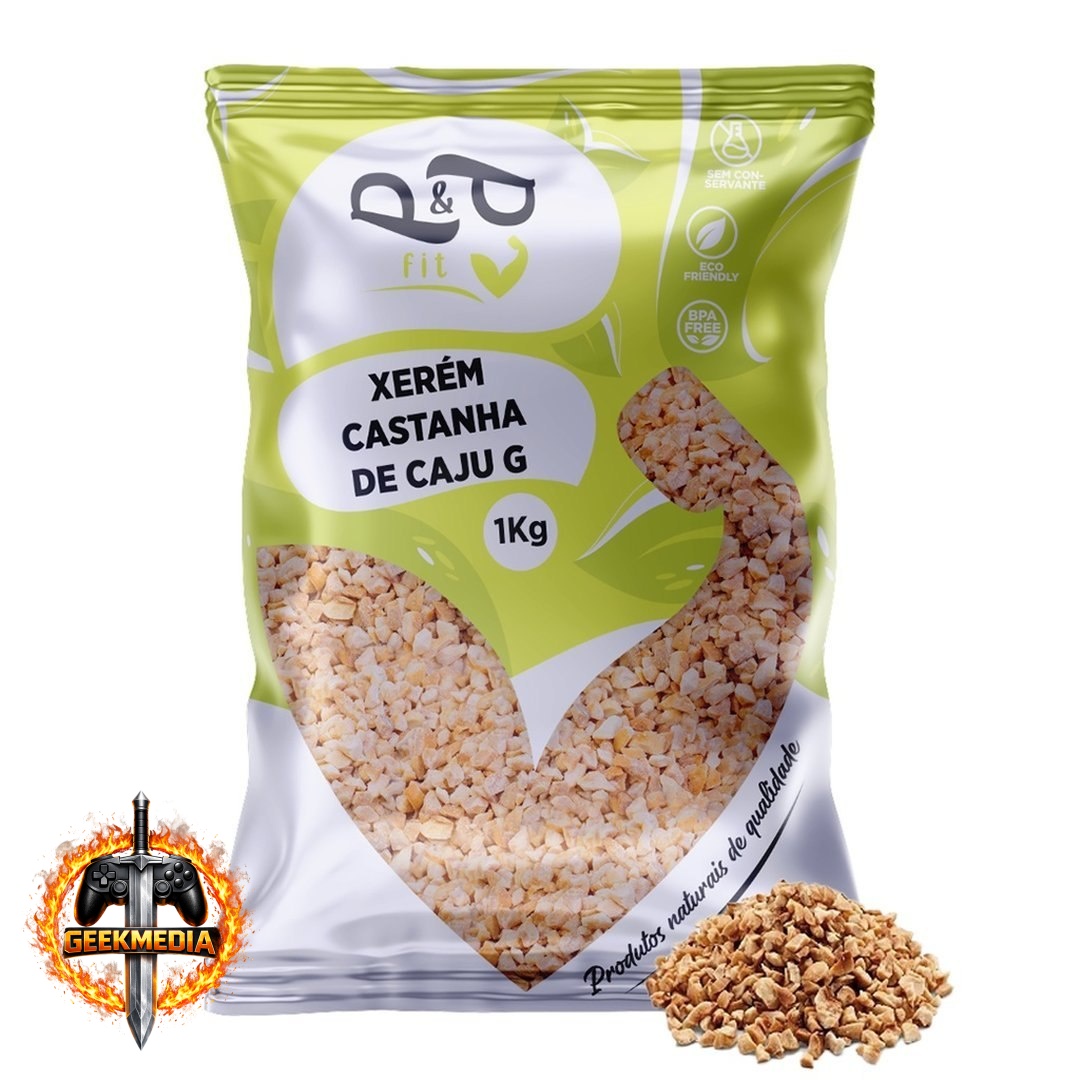 Castanha de Caju 1Kg Torrada Triturada Xerém P