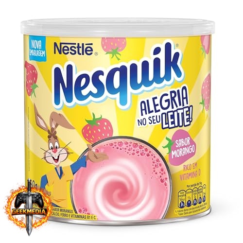 Nesquik Em Pó Sabor Morango 380g