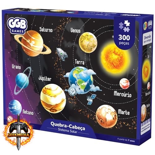 Quebra-Cabeça GGB Sistema Solar 300 Peças