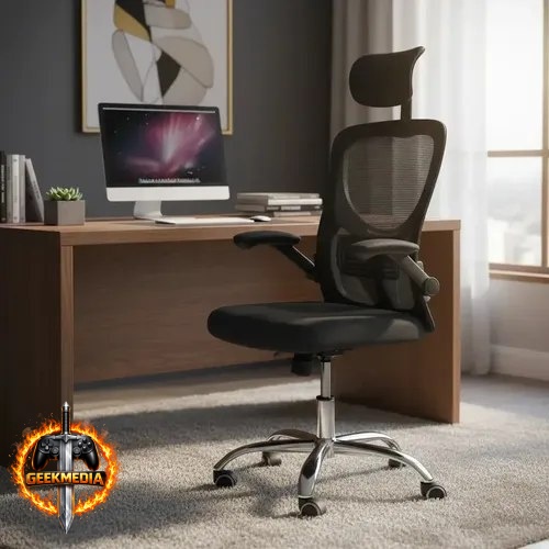 Cadeira de Escritório Ergonômica Ravena Preto