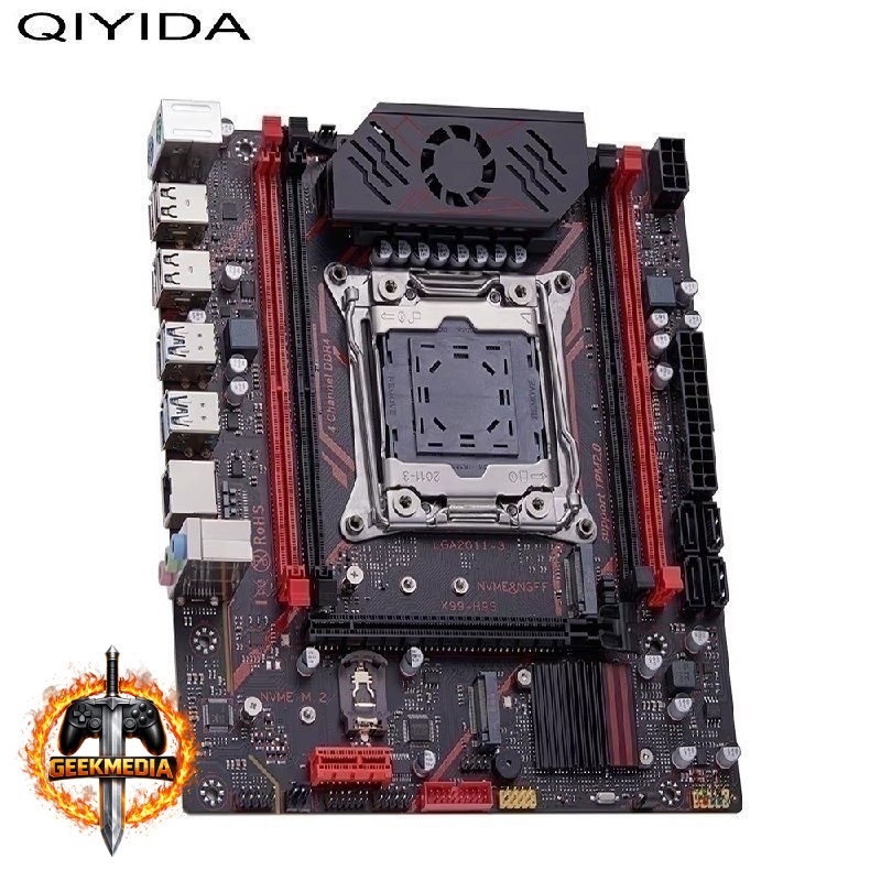 Placa Mãe Qiyida X99 H9S Quad Channel Chipset C612