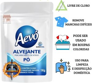 Percarbonato de Sódio Removedor de Manchas