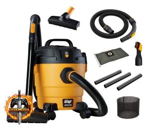 Wap Gtw 10 Compacto 1400W 10 Litros - Pó e Água - Amarelo/Preto