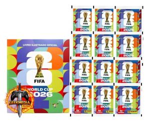 Álbum Copa Do Mundo 2026 Capa Mole  84 Figurinhas
