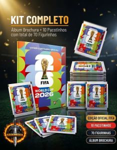 Kit 70 Figurinhas  Álbum Copa Do Mundo Fifa 2026 Panini