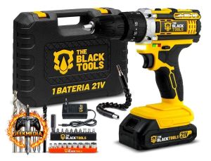 Parafusadeira Furadeira De Impacto A Bateria 21V