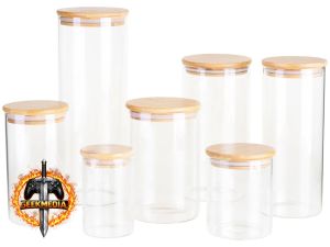 Jogo de Potes de Vidro Hermético Brinox Ekko 7 Peças
