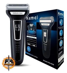 Kemei KM-6558 Barbeador 3 em 1