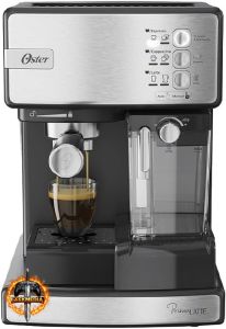 Oster Cafeteira Espresso Prima Latte Inox - 127V