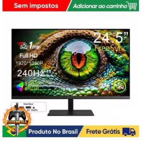 Monitor HOESD 24,5" 240hz IPS