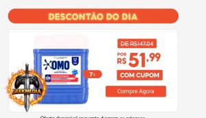 Lava Roupas Líquido 7L Omo Lavanderia Pro