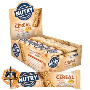 Nutry Barra De Cereal Banana Aveia E Mel Com 24 Unidades