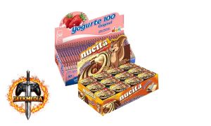 Kit Nucita Bicolor C/48  Pirulito Mastigável Yogurte 100 C/50