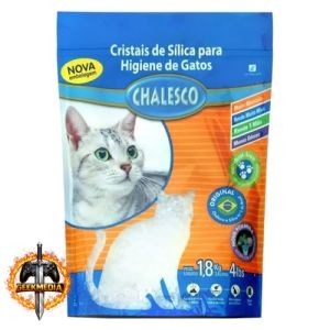 Areia Higiênica Chalesco Sílica, 1,8 kg