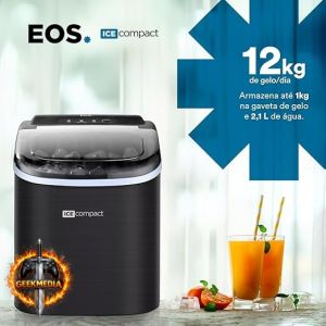 EOS 12Kg Ice Compact Inox All Black