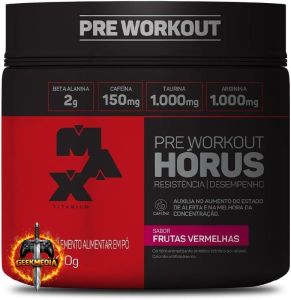 Max Titanium Horus Pré-treino Frutas Vermelhas 300g