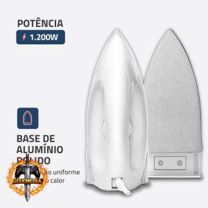 Ferro de Passar a Seco Mondial 1000W Branco - FSN-55-W