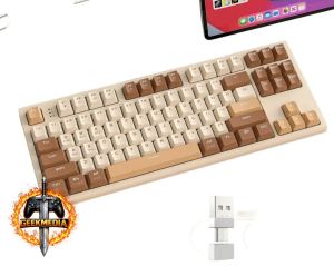 Teclado Mecânico Sem Fio Freewolf M88
