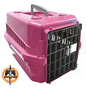 Mecpet Caixa De Transporte N.0 Gato E Cão Pequeno Filhote Rosa