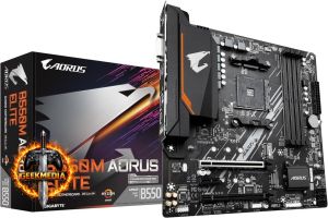 Placa Mãe Gigabyte B550M Aorus Elite