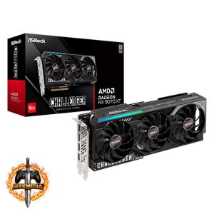 Placa de Vídeo ASRock Radeon RX 9070 XT Challenger, AMD, 16GB