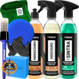 Kit Limpeza e Hidratação de Couro e Estofado Hidracouro Higicouro Sintra Fast