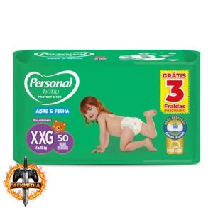 Fralda Personal Soft & Protect Hiper XXG - 50 Unidades