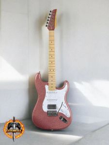 Guitarra Seizi Katana Musashi Fun Hss Rose Gold Sparkle