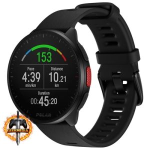 Smartwatch Polar Pacer Preto com GPS Avançado