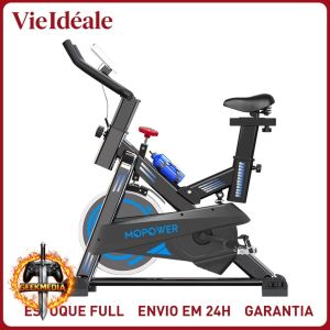 Bicicleta Spinning Profissional 15kg Roda Inércia com Display Digital