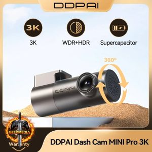 Câmera Veicular Ddpai Mini Pro 3K HDR com WiFi e Visão Noturna
