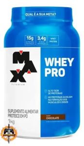 Whey Protein Pro Max Titanium 1kg Sabor Chocolate
