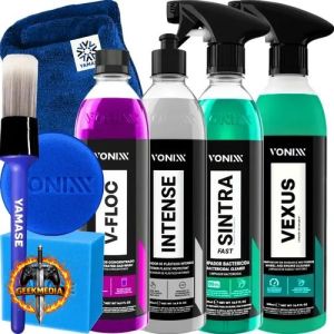 Kit Lavagem Automotiva Vonixx Vexus Shampoo Neutro V-floc Revitalizador