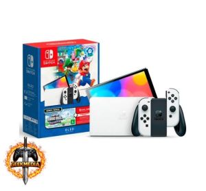 Console Nintendo Switch OLED 64GB Edição Super Mario Bros Wonder