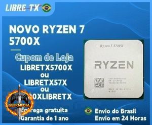 Processador AMD Ryzen 7 5700X AM4 DDR4