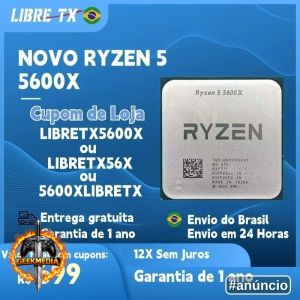 Processador AMD Ryzen 5 5600X DDR4 AM4