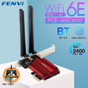 Placa de Rede Intel AX210 Wi-Fi 6E e Bluetooth 5.3 PCIe