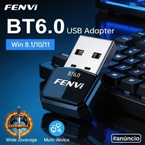 4x Adaptador USB Bluetooth 6.0 FENVI para PC