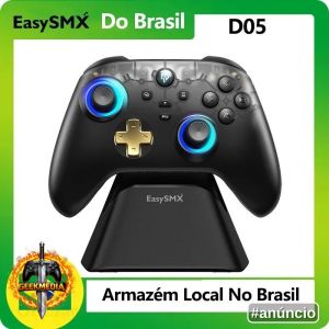 Controle Easysmx D05 com Dock Carregamento e RGB