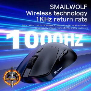 Mouse Gamer Sem Fio Smailwolf M3 Tri Mode Paw3311
