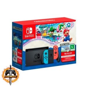 Bundle Nintendo Switch  Super Mario Bros. Wonder  3 Meses Nintendo Switch Online
